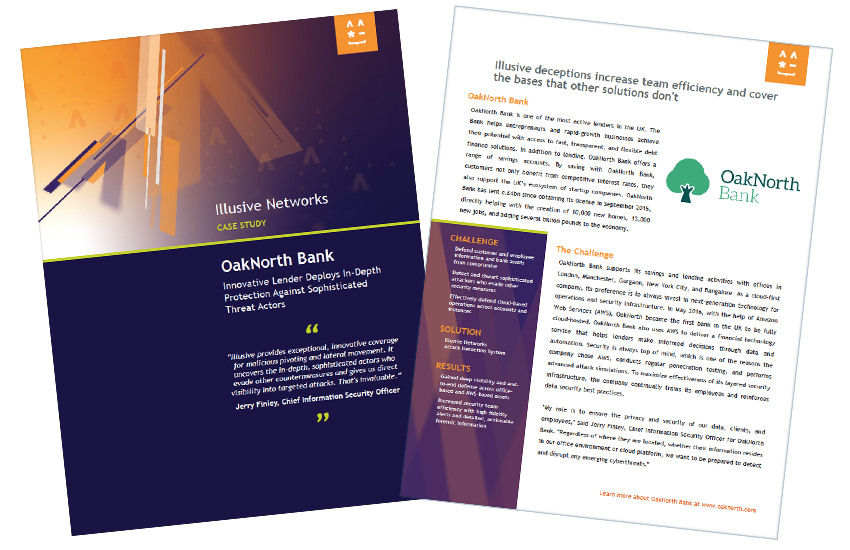 Presentation image for Illusive Networks Case Study: OakNorth Bank
