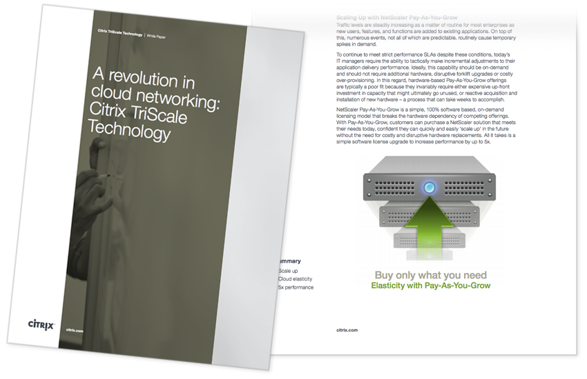 Presentation image for A Revolution in Cloud Networking: Citrix TriScale Technology