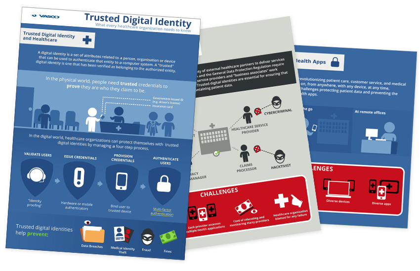 Presentation image for VASCO Trusted Digital Identity Infographic