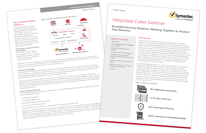 Presentation image for Integrated Cyber Defense